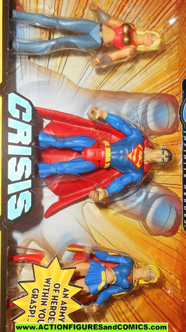 dc universe infinite heroes THREE PACK 3 superman supergirl wonder girl moc mib