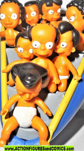 Simpsons OCTUPLETS 2004 series 15 wos action figures complete