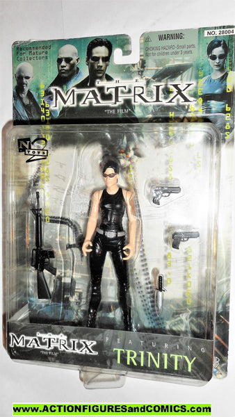 Matrix TRINITY Carrie Ann Moss 1999 N2 toys movie action figures moc ...