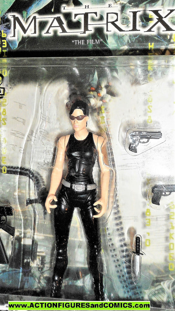 Matrix TRINITY Carrie Ann Moss 1999 N2 toys movie action figures moc ...