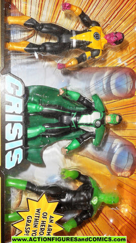 dc universe infinite heroes THREE PACK 18 yellow sinestro parallax john stewart moc mib