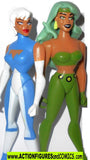 justice league unlimited FIRE & ICE maiden green flame dc universe