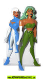 justice league unlimited FIRE & ICE maiden green flame dc universe