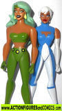 justice league unlimited FIRE & ICE maiden green flame dc universe