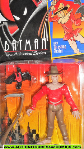 BATMAN animated series SCARECROW 1992 Kenner toy action figure moc