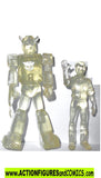 Transformers pvc BUMBLEBEE & SPIKE clear variant heroes of cybertron scf
