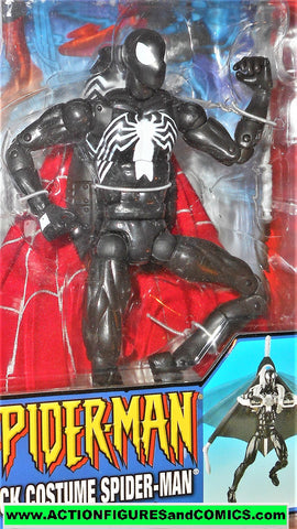 marvel legends SPIDER-MAN BLACK COSTUME glider classics 2004 toybiz moc