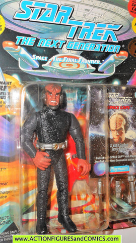 Star Trek WORF starfleet rescue uniform next generation playmates moc