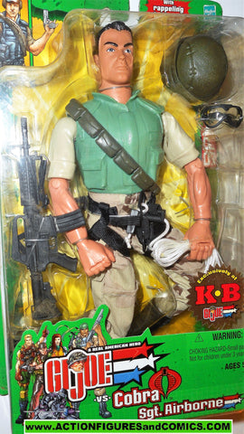 Gi joe SGT AIRBORNE 2003 12 inch KB Toys exclusive spy troops