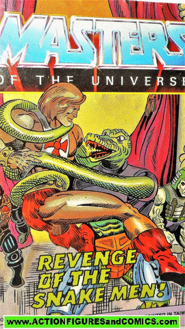 Masters of the Universe REVENGE of the SNAKE MEN mini comic vintage he-man