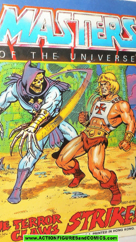 Masters of the Universe TERROR CLAWS STRIKES skeletor mini comic vintage he-man