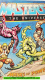 Masters of the Universe MASKS of POWER mini comic vintage he-man fisto 1983
