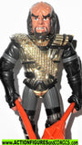 Star Trek WORF ritual klingon attire 1994 chrome armor playmates complete action figures