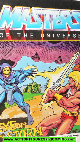Masters of the Universe EYE of the STORM vintage mini comic He-man 000