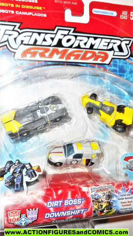 Transformers armada RACE TEAM SKYBOOM shield 2002 mini con cons moc