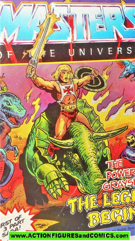 Masters of the Universe LEGEND BEGINS powers of grayskull mini comic vintage he-man 00