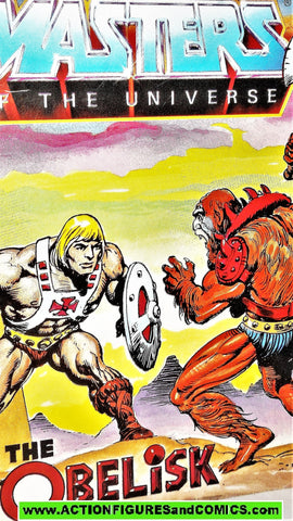 Masters of the Universe OBELISK mini comic vintage he-man 1984 motu