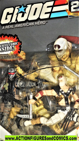 gi joe FIREFLY STORM SHADOW 2007 25th anniversary comic pack moc