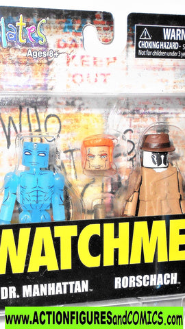 minimates Watchmen DR MANHATTAN RORSCHACH 2017 Dc universe