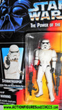 star wars action figures STORMTROOPER Red card 00 power of the force hasbro toys moc