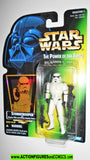 star wars action figures STORMTROOPER green card power of the force 1997 .01 green card hasbro toys moc