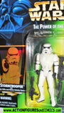 star wars action figures STORMTROOPER green card power of the force 1997 .01 green card hasbro toys moc