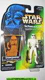 star wars action figures STORMTROOPER green card power of the force 1997 .01 green card hasbro toys moc