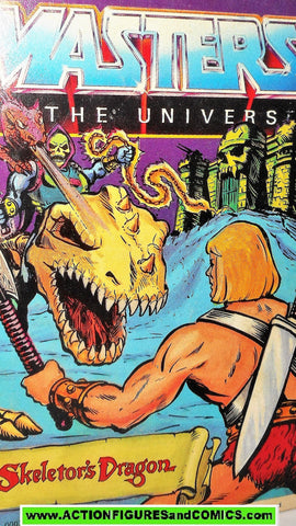 Masters of the Universe SKELETOR's DRAGON blaster mini comic vintage he-man