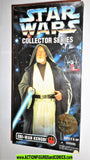 star wars action figures OBI WAN KENOBI 12 inch DARK BLUE variant moc mib