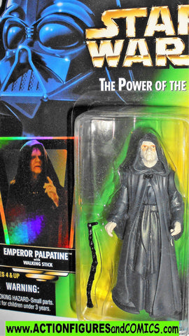 star wars action figures EMPEROR PALPATINE collection 1 power of the force hasbro toys moc