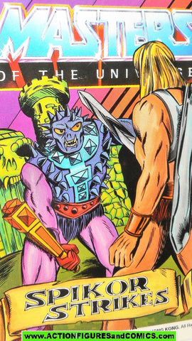 Masters of the Universe SPIKOR STRIKES 1984 vintage mini comic He-man