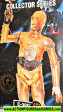 star wars action figures C-3PO 12 inch gold droid collector series moc mib