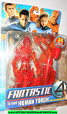 Fantastic Four HUMAN TORCH flying movie 2005 marvel legends moc