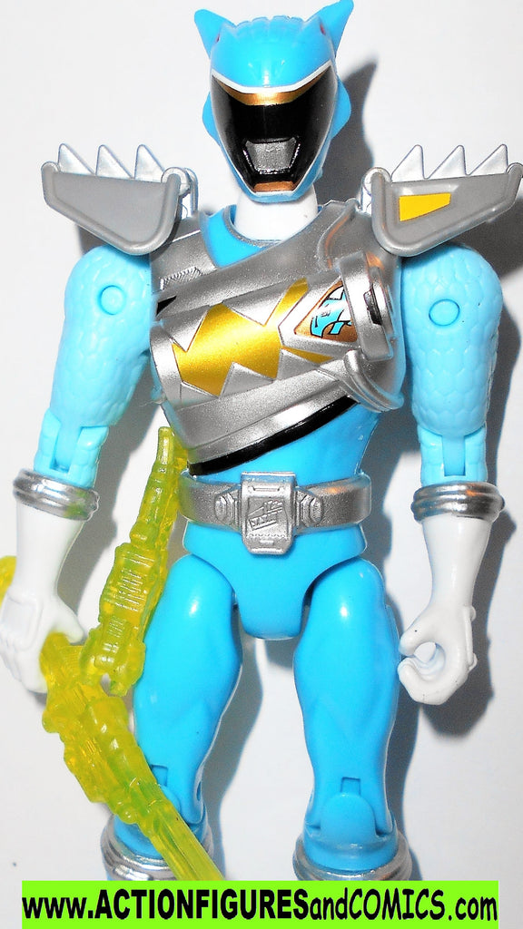 Power Rangers AQUA RANGER 5 inch 2016 2015 Dino Drive super Charge ban ...