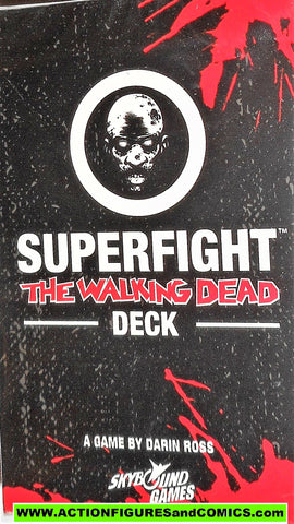 The Walking Dead CARD GAME SUPERFIGHT Deck 100 cards skybound moc