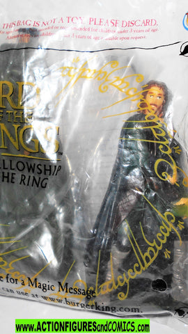 Lord of the Rings STRIDER Aragorn 2001 burger king mib moc