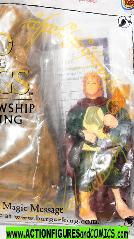 Lord of the Rings PIPPIN 2001 burger king hobbit mib moc