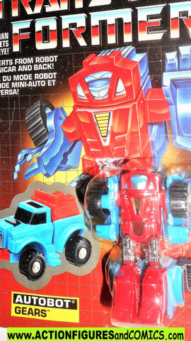 Transformers generation 1 GEARS Walmart reissue vintage retro g1 moc