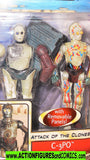 Star wars action figures C-3PO 2002 protocol droid droid aotc moc