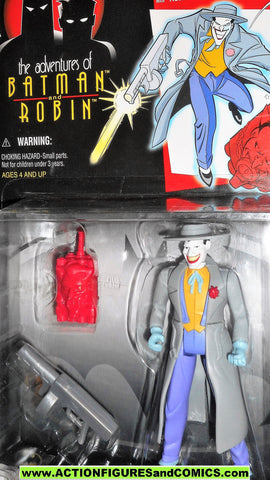 batman animated series JOKER machine gun trench coat robin adventures moc