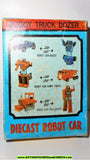 gobots BUGGYMAN buggy truck dozer diecast robot car man mib moc
