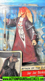 Star wars action figures JAR JAR BINKS 2002 Gungan Senator aotc moc