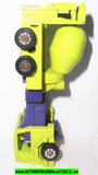 Transformers Generation 1 MIXMASTER 1985 green DEVASTATOR cement truck