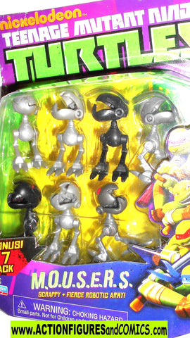 teenage mutant ninja turtles MOUSERS 2013 Nickelodeon 7 pack moc