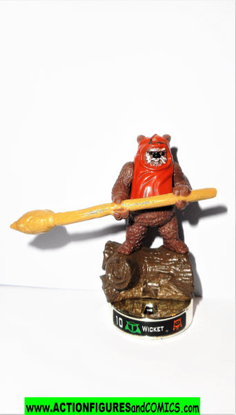Attacktix Star Wars WICKET ewok CHROME base Variant action figures ...