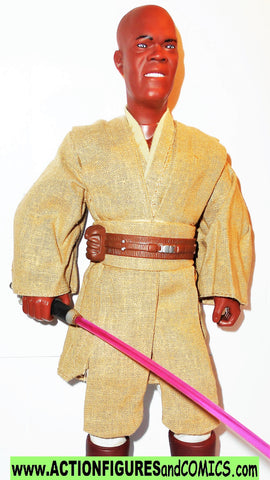 star wars action figures MACE WINDU 12 inch 2002 aotc