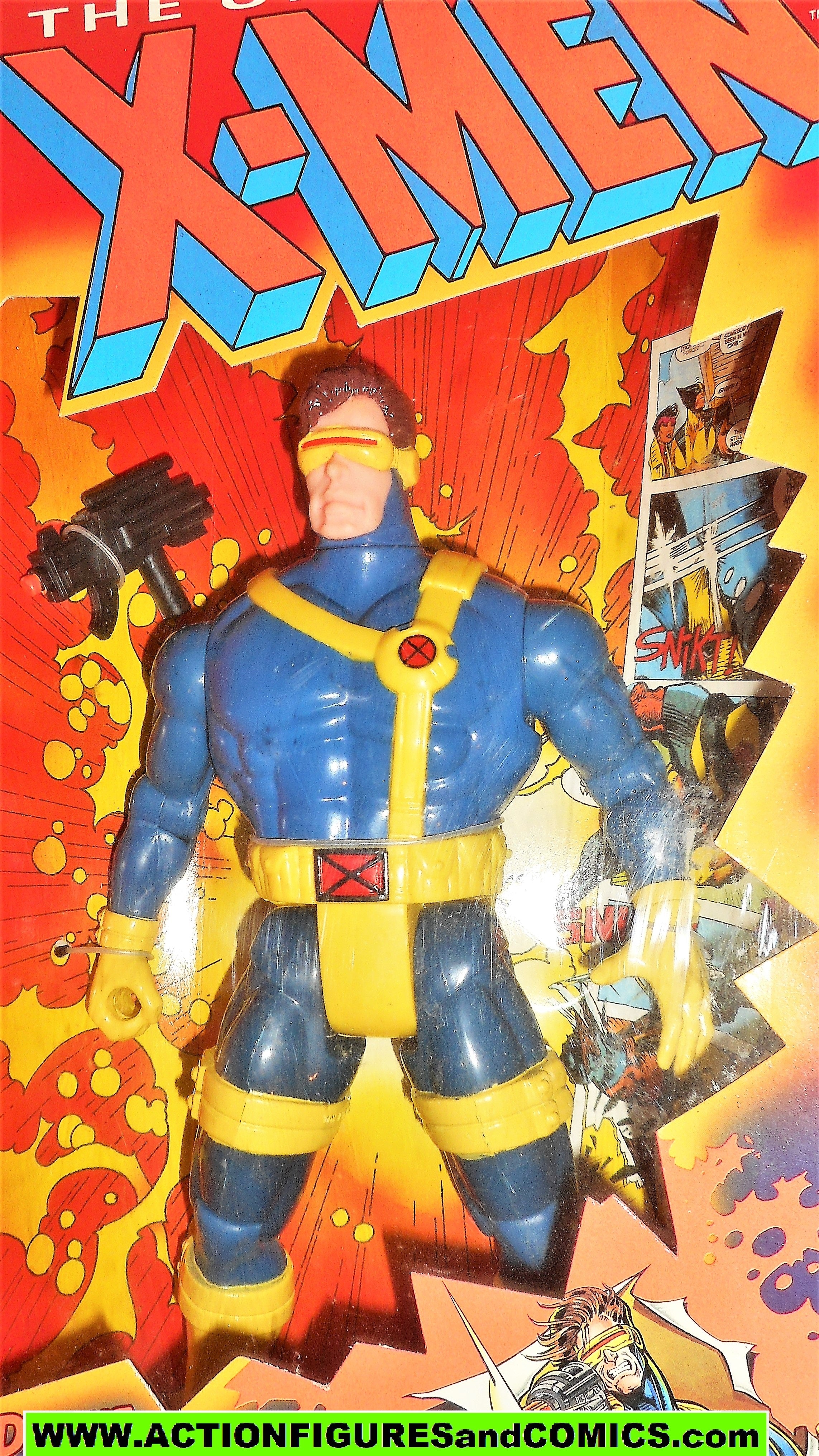 X-men X-force toy biz CYCLOPS deluxe 10 INCH marvel universe