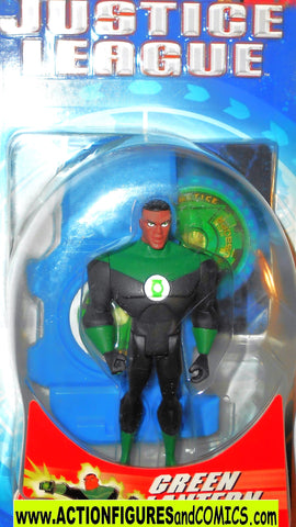 justice league unlimited GREEN LANTERN Jon Stewart stand moc