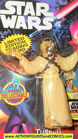 star wars action figures bend-ems TUSKEN RAIDER 1993 1st card moc