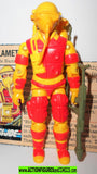 Gi joe BLOWTORCH 1984 v1 100% COMPLETE & File Card vintage gijoe